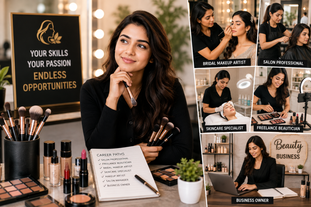Top Career Opportunities After Completing A Beautician Course